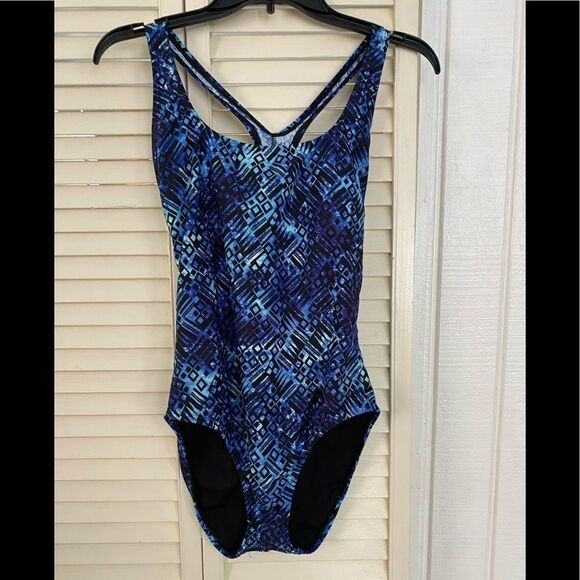 Speedo blue iswimsuit  - Picture 1 of 9